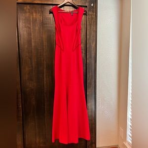 Marciano Red mermaid gown. Women’s medium.